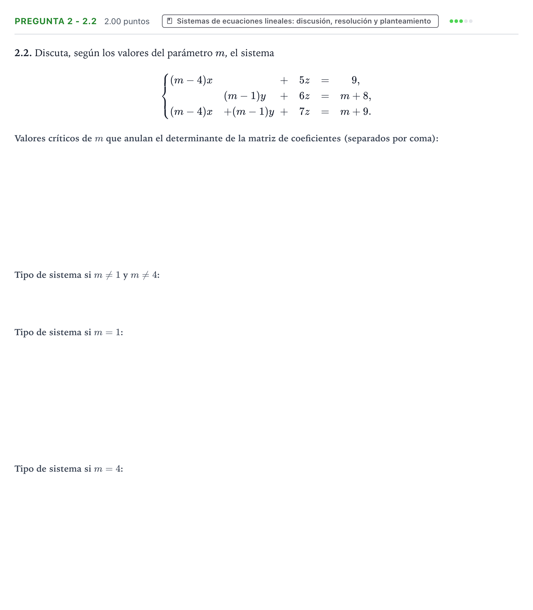 Enunciado: Pregunta 2 - 2.2 · Matemáticas II PAU Galicia Ordinaria 2026