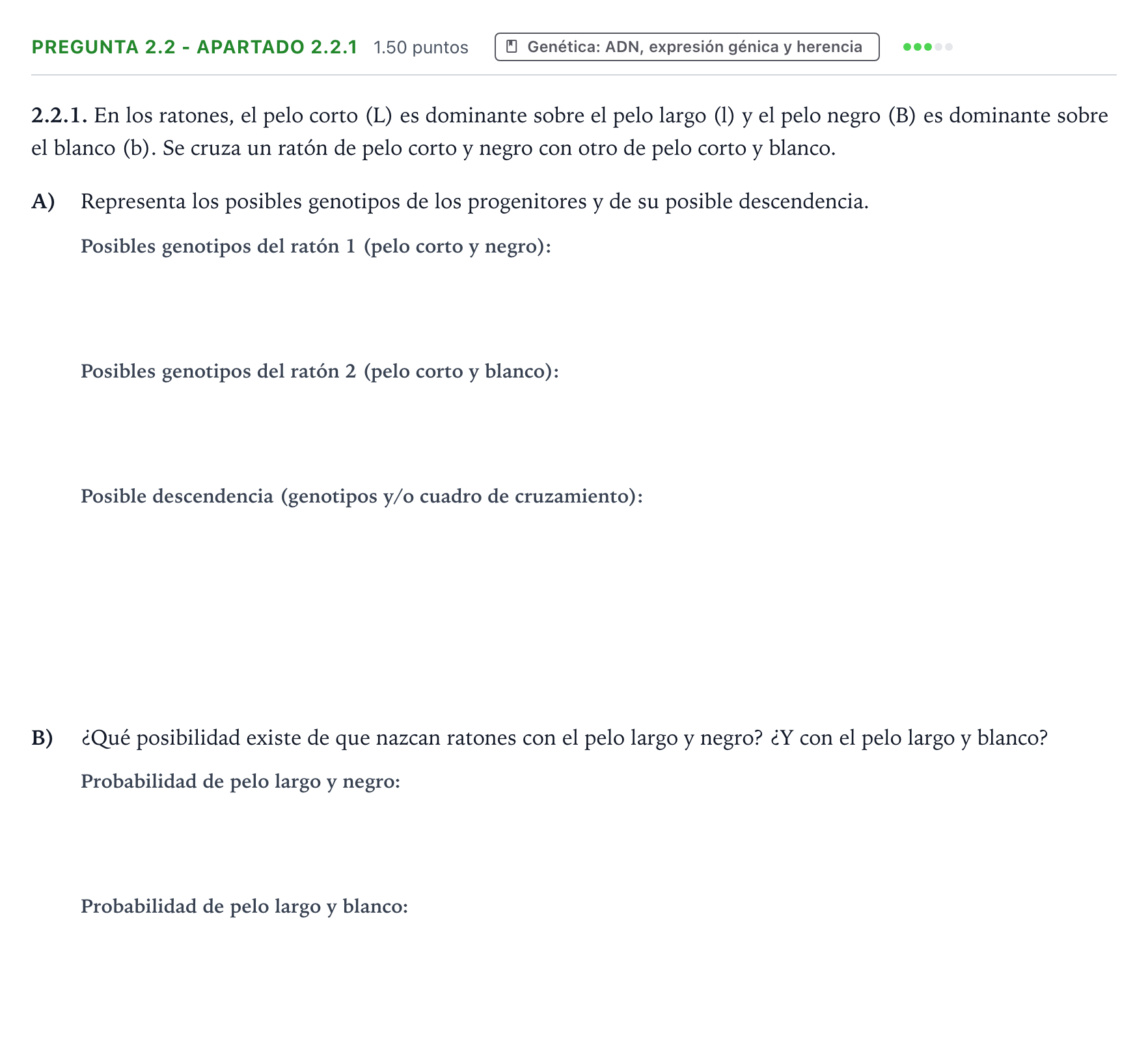Enunciado: Pregunta 2.2 - Apartado 2.2.1 · Ciencias Generales PAU Galicia Ordinaria 2026