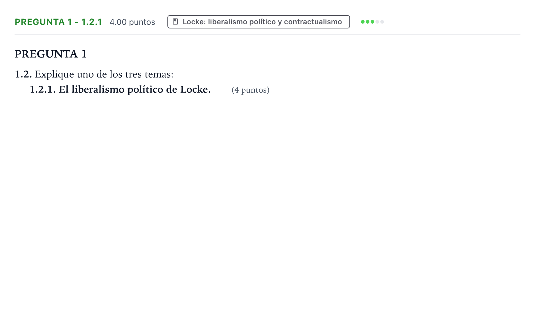 Enunciado: Pregunta 1 - 1.2.1 · Historia de la Filosofía PAU Galicia Ordinaria 2024