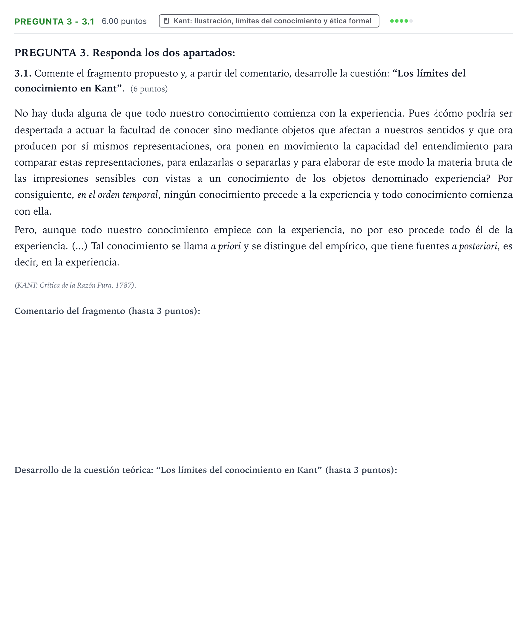 Enunciado: Pregunta 3 - 3.1 · Historia de la Filosofía PAU Galicia Ordinaria 2024