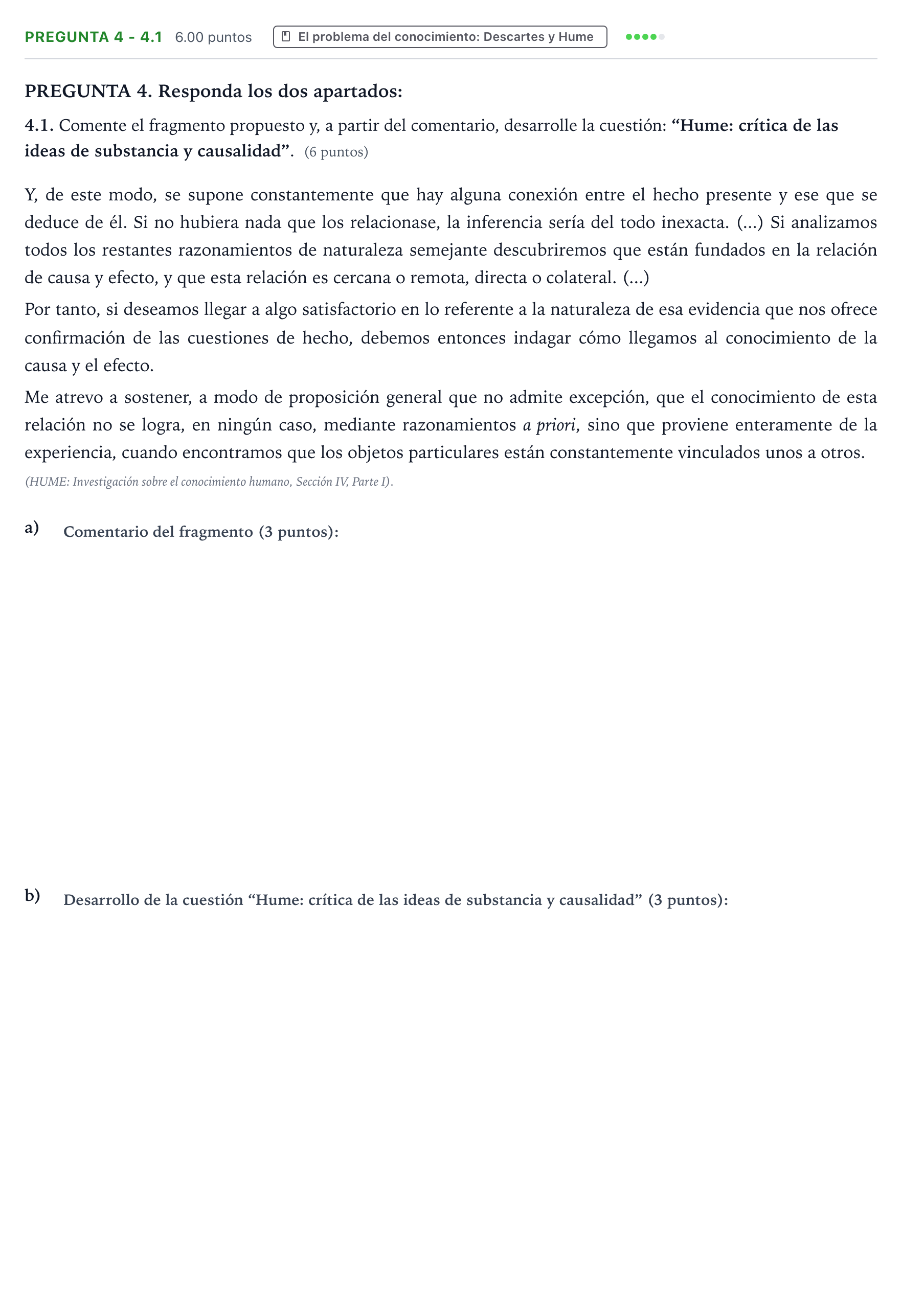 Enunciado: Pregunta 4 - 4.1 · Historia de la Filosofía PAU Galicia Ordinaria 2024