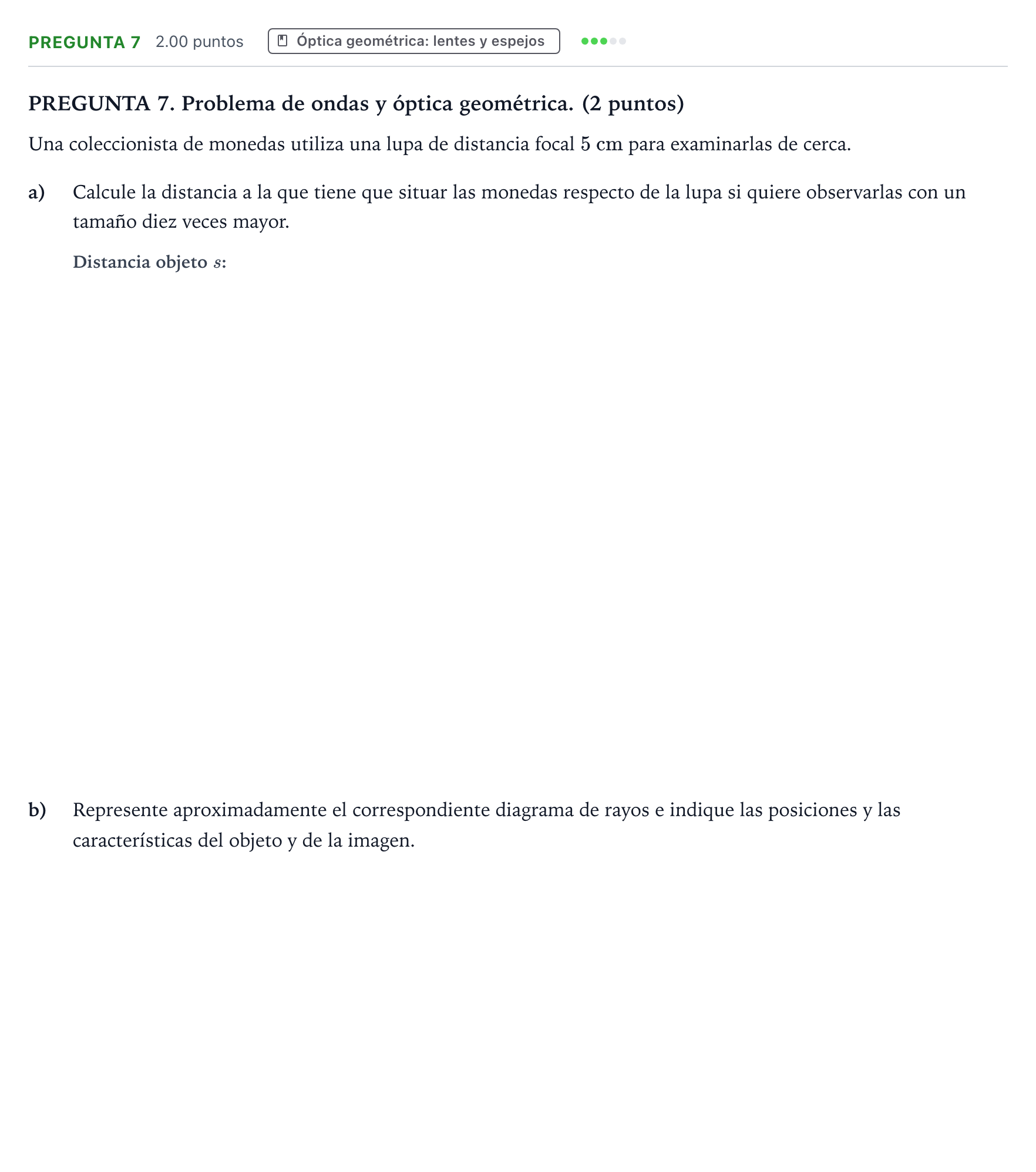 Enunciado: Pregunta 7 · Física PAU Galicia Ordinaria 2024