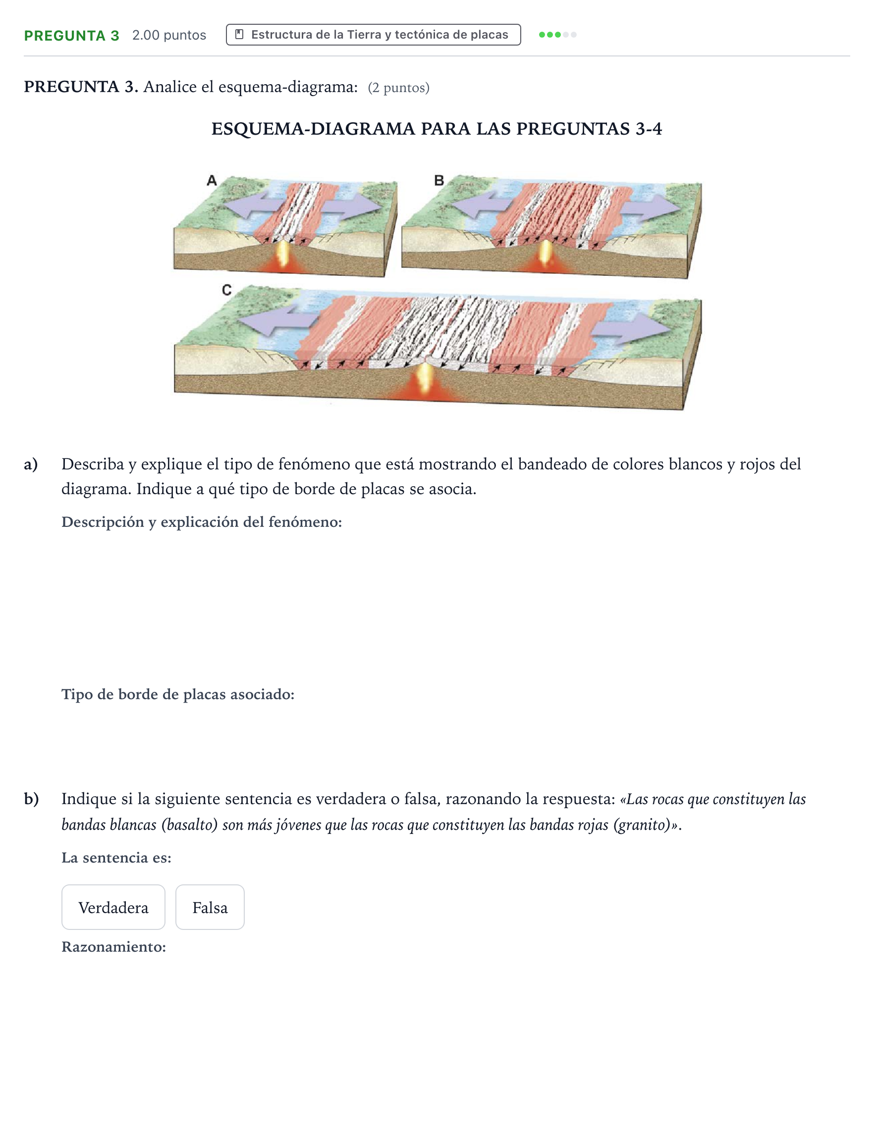 Enunciado: Pregunta 3 · Geología y Ciencias Ambientales PAU Galicia Ordinaria 2024