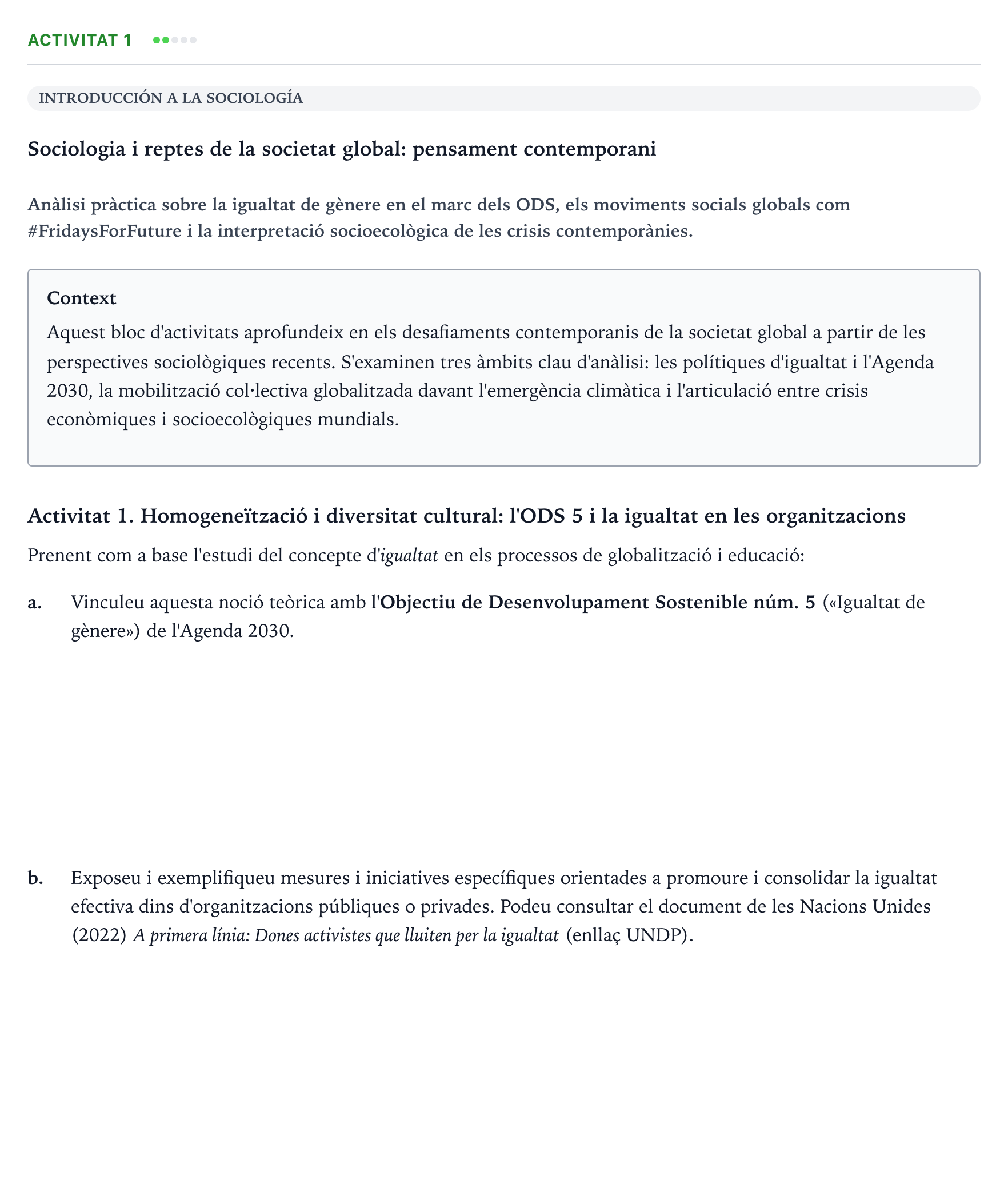 Enunciado: Activitat 1