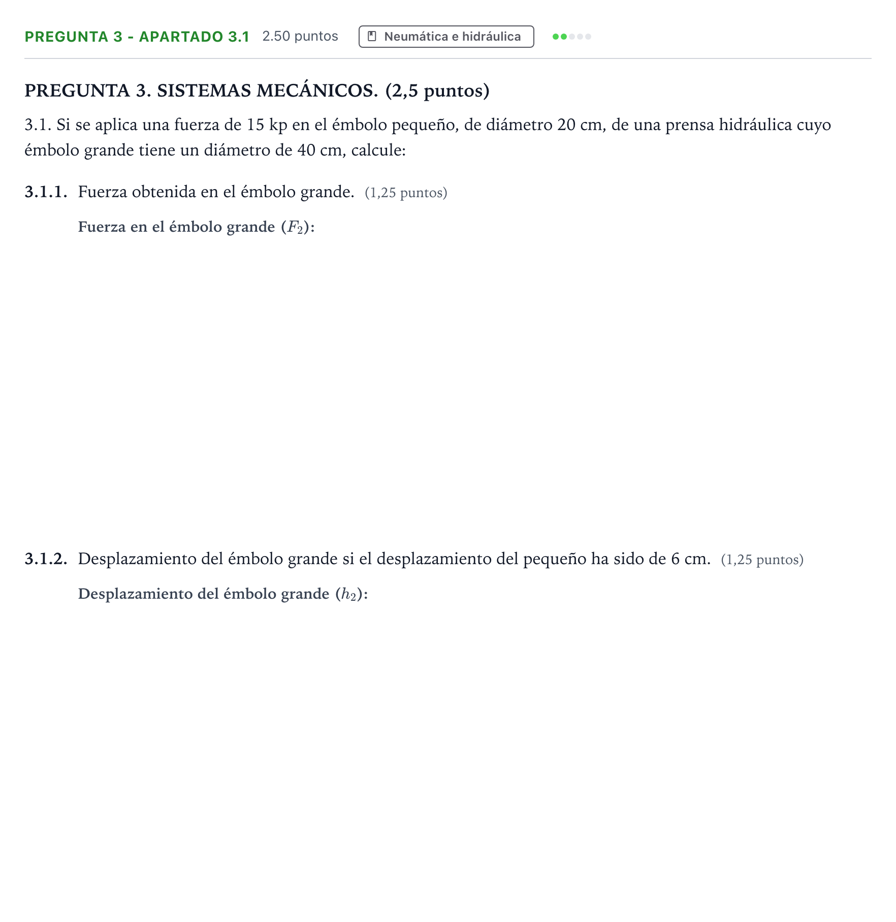 Enunciado: Pregunta 3 - Apartado 3.1 · Tecnología e Ingeniería II PAU Galicia Extraordinaria 2025