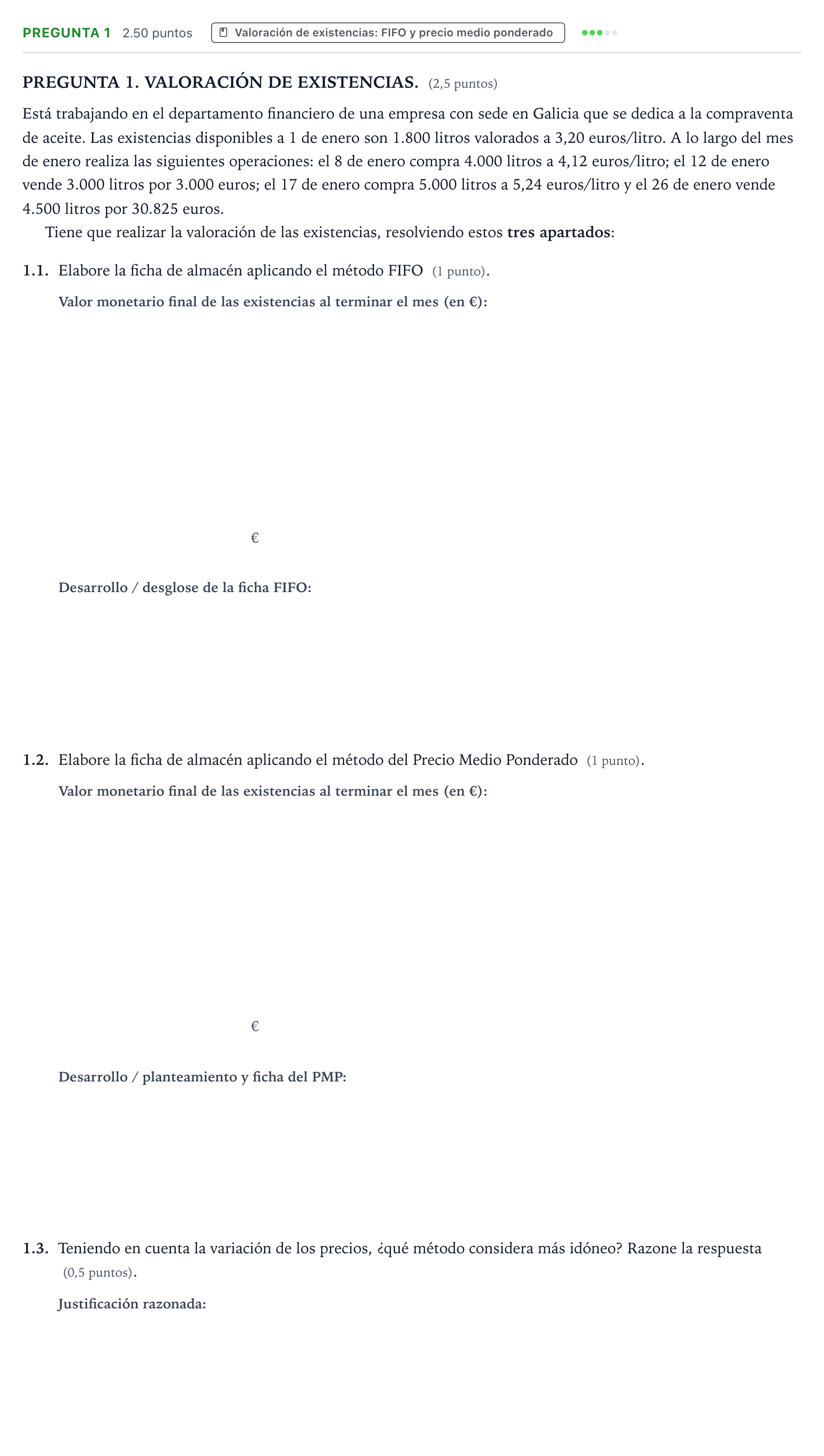 Enunciado: Pregunta 1 · Empresa y Diseño de Modelos de Negocio PAU Galicia Ordinaria 2025
